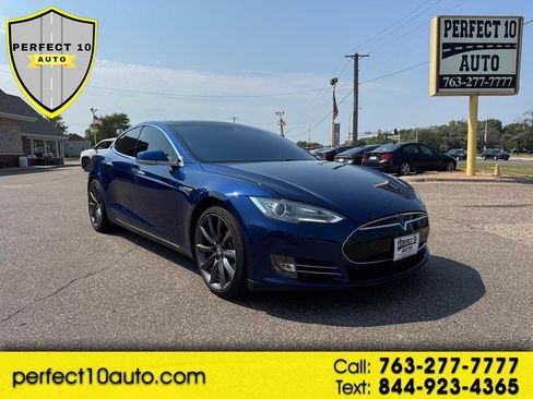 Used 2015 Tesla Model S 85D AWD/4WD image 1