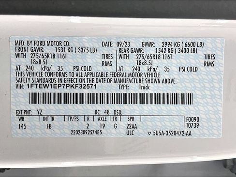 Certified 2023 Ford F150 XLT w/ Equipment Group 302A High AWD/4WD image 36