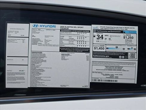 New 2026 Hyundai Elantra SEL Sport Premium FWD image 18