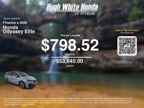 New 2026 Honda Odyssey Elite image 7