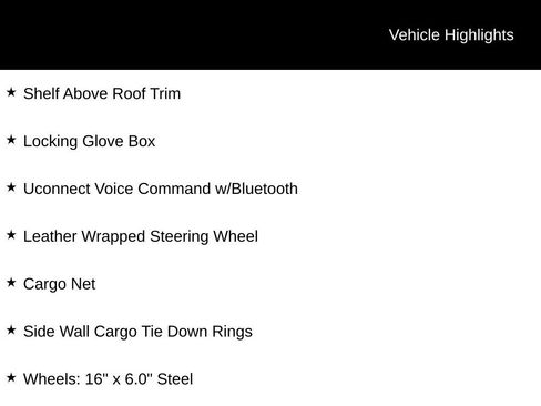 Used 2014 RAM ProMaster 3500 w/ Interior Convenience Group image 7