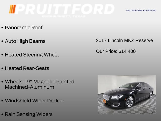 Used 2017 Lincoln MKZ Reserve w/ Climate Package FWD image 19
