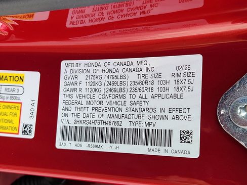 New 2026 Honda CR-V EX-L image 16