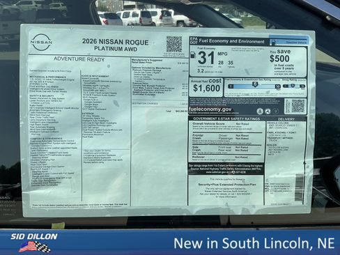 New 2026 Nissan Rogue Platinum w/ Platinum Premium Package image 13