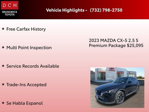 Used 2023 MAZDA CX-5 AWD 2.5 S w/ Premium Package image 4
