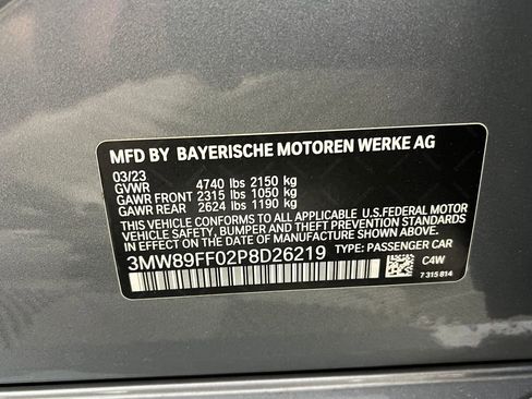 Certified 2023 BMW 330i xDrive Sedan w/ M Sport Package AWD/4WD image 27