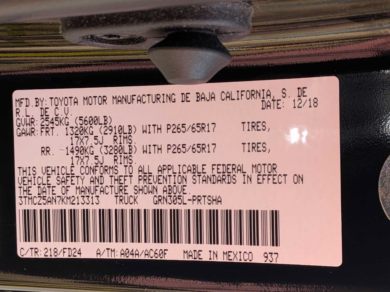 Used 2019 Toyota Tacoma TRD Sport AWD/4WD image 29