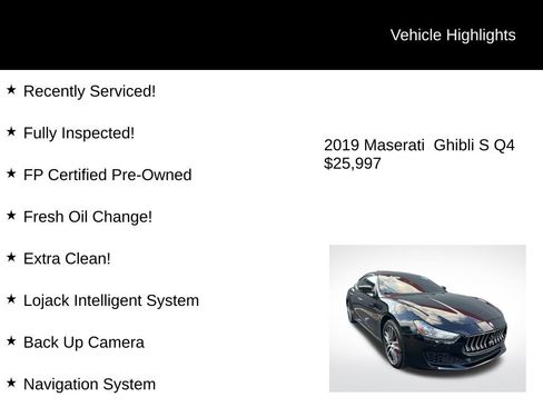Used 2019 Maserati Ghibli S Q4 image 2