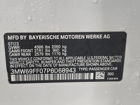 Certified 2023 BMW 330i Sedan w/ Driving Assistance Package RWD image 30