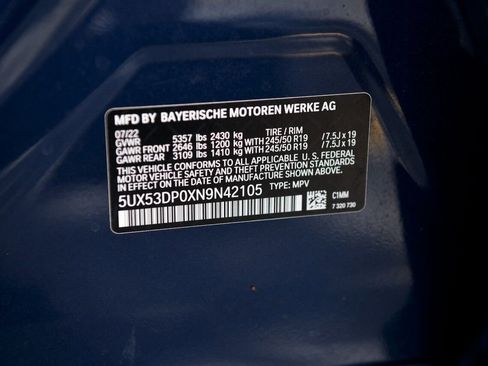 Used 2022 BMW X3 xDrive30i w/ M Sport Package 2 image 35