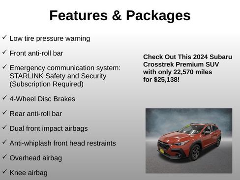 Used 2024 Subaru Crosstrek 2.0i Premium AWD/4WD image 13