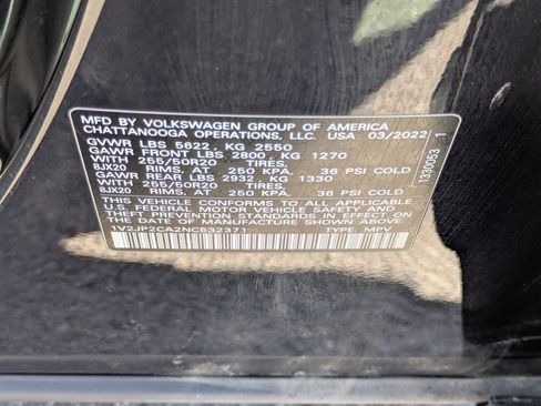 Used 2022 Volkswagen Atlas SE w/ Panoramic Sunroof Package FWD image 38