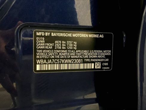 Used 2019 BMW 530i xDrive w/ Convenience Package AWD/4WD image 32