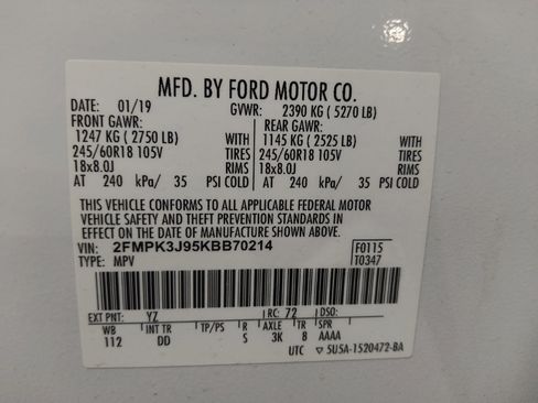 Used 2019 Ford Edge SEL FWD image 33