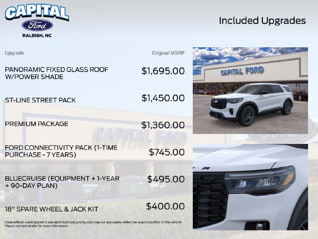 New 2026 Ford Explorer ST-Line w/ ST-Line Street Pack AWD/4WD image 5
