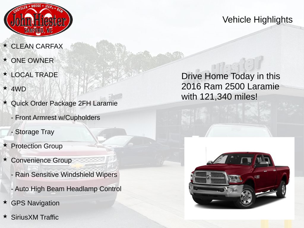 Used 2016 RAM 2500 Laramie w/ Convenience Group AWD/4WD image 3