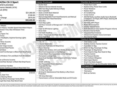 Used 2018 MAZDA CX-3 Sport image 7