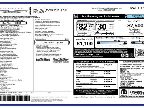 Used 2023 Chrysler Pacifica Pinnacle image 4