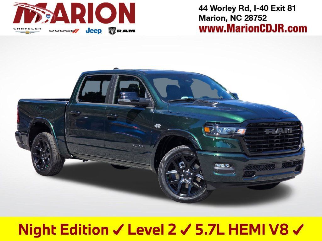 New 2026 RAM 1500 Laramie w/ Night Edition AWD/4WD 360° Tour