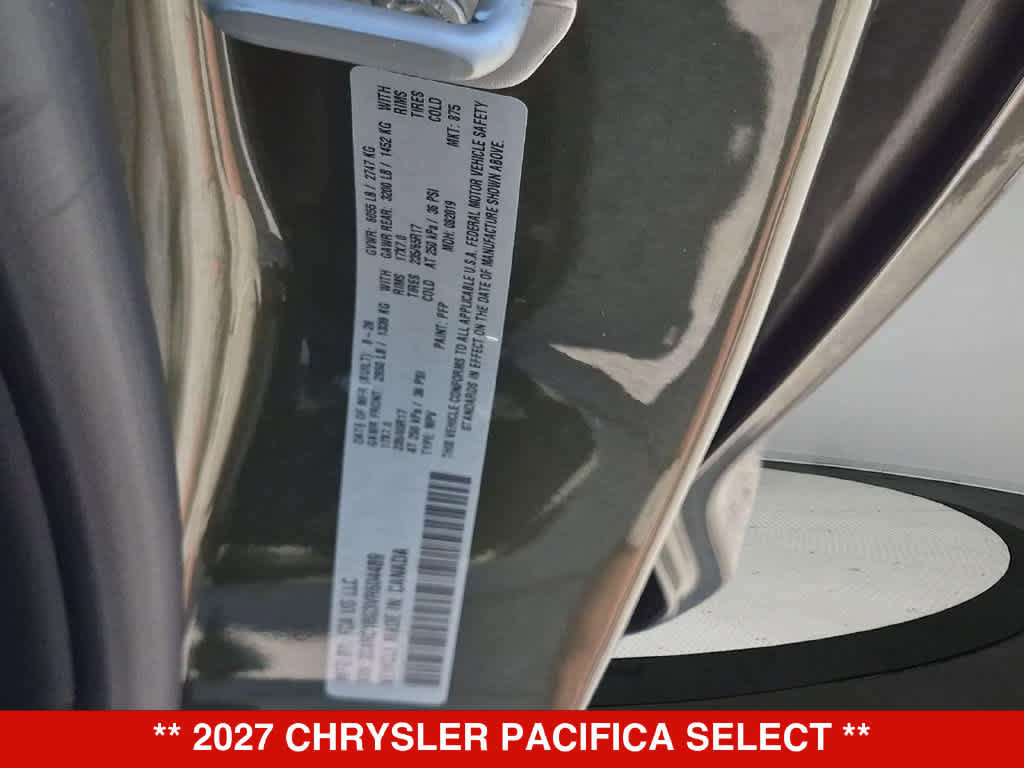 New 2027 Chrysler Pacifica Select FWD image 35