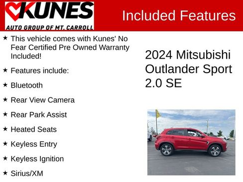 Used 2024 Mitsubishi Outlander Sport SE image 3
