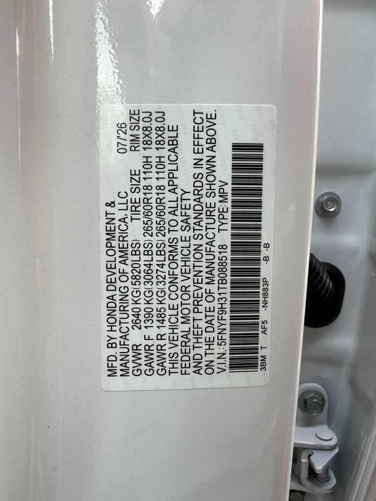 New 2026 Honda Passport RTL image 30