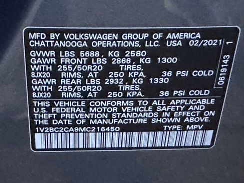 Used 2021 Volkswagen Atlas Cross Sport SEL image 43