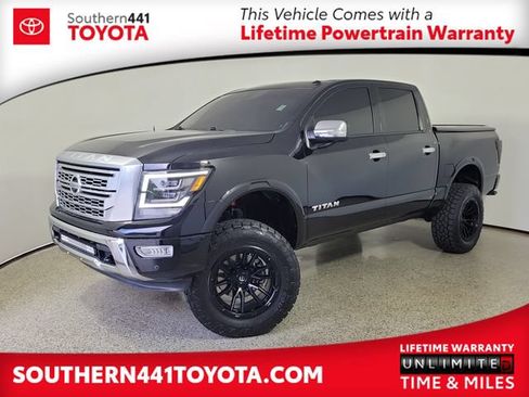 Used 2021 Nissan Titan Platinum Reserve w/ Moonroof Package AWD/4WD image 1
