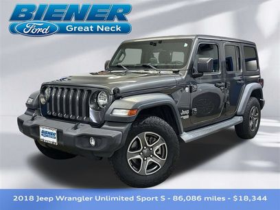 Used 2018 Jeep Wrangler Unlimited Sport S