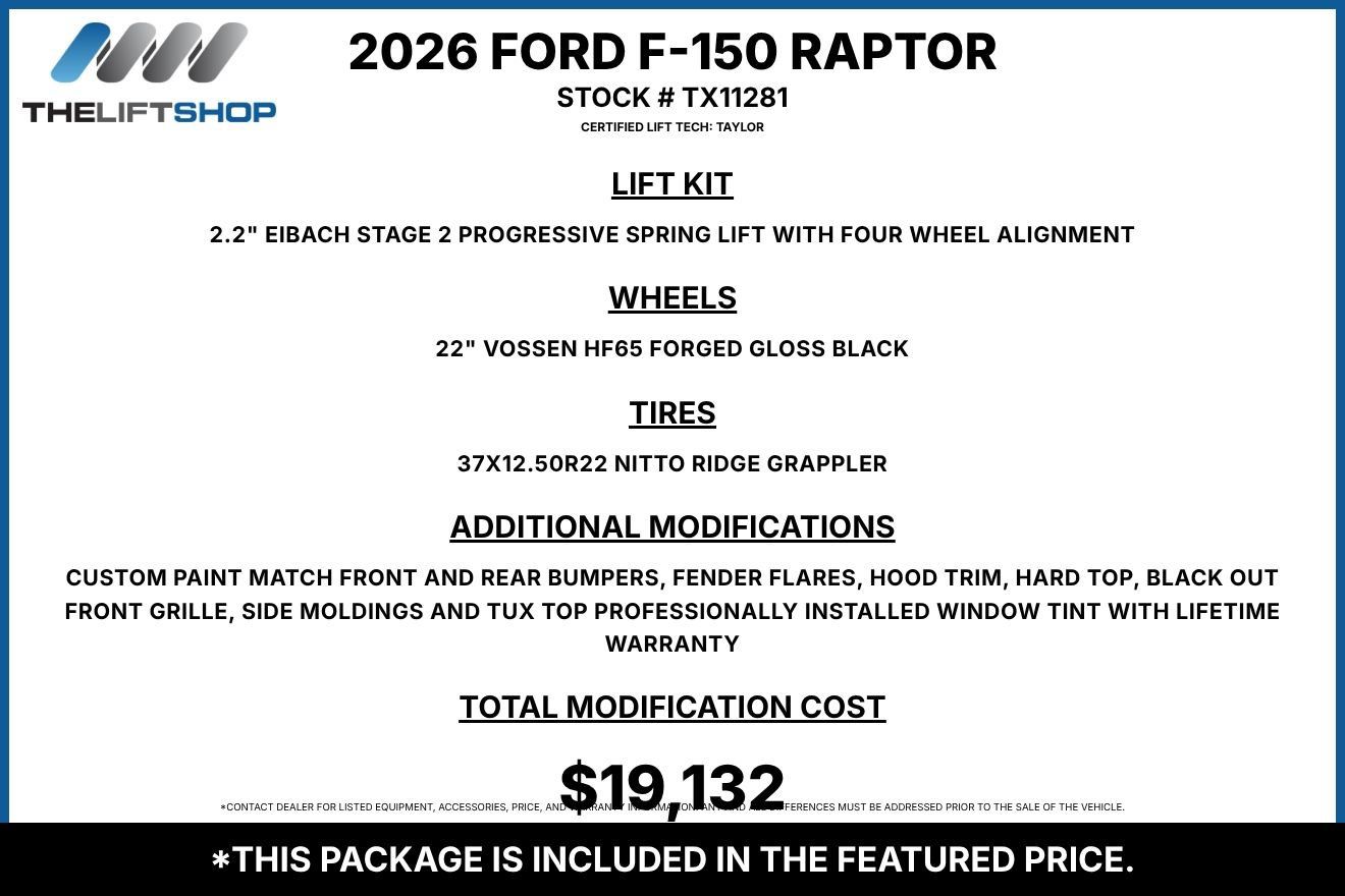 Used 2026 Ford F150 Raptor AWD/4WD image 2