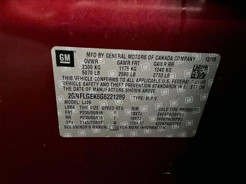 Used 2016 Chevrolet Equinox LTZ w/ Enhanced Convenience Package AWD/4WD image 33