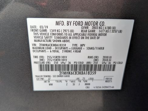 Used 2019 Ford Flex SEL w/ Equipment Group 202A image 10
