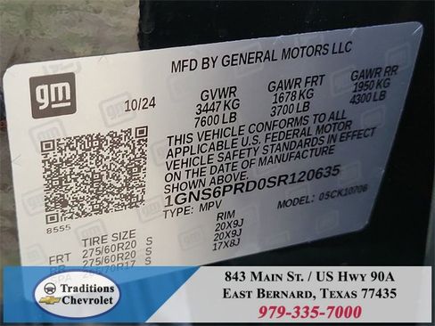 Certified 2025 Chevrolet Tahoe Z71 w/ Comfort Package image 35