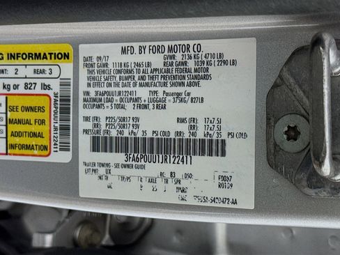 Used 2018 Ford Fusion S image 39