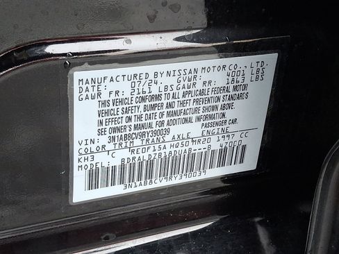 Certified 2024 Nissan Sentra SV w/ SV Premium Package image 27