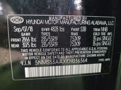 Used 2019 Hyundai Santa Fe Limited FWD image 33