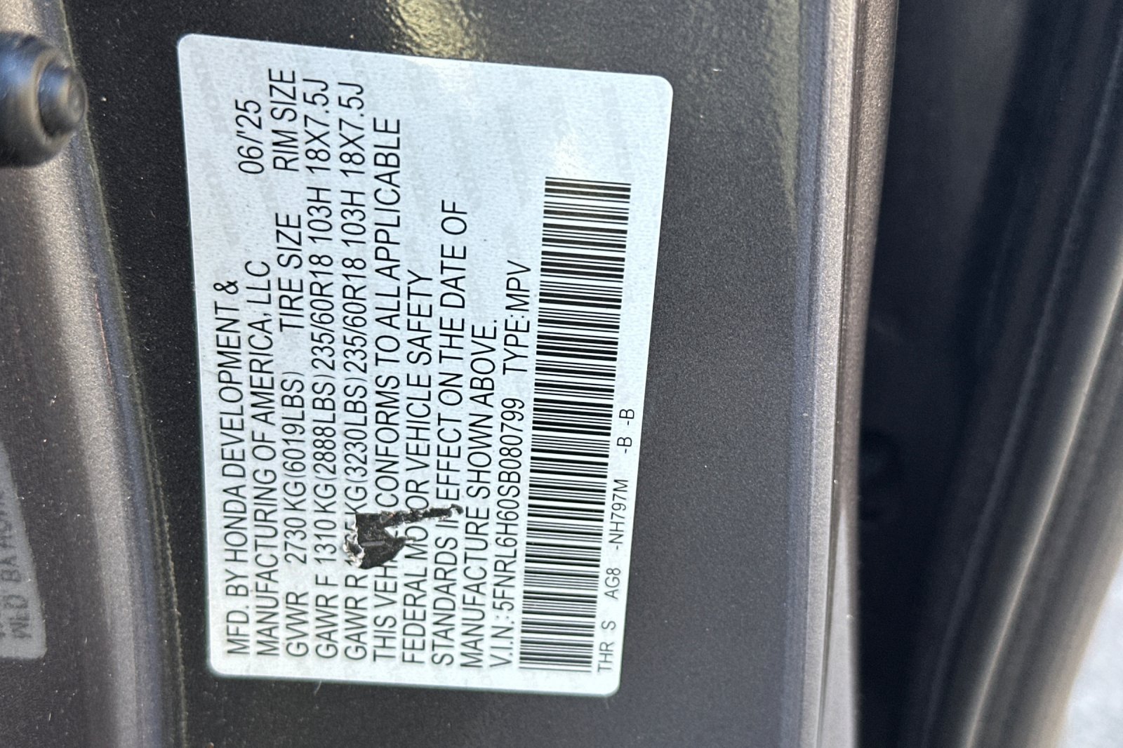 Used 2025 Honda Odyssey EX-L image 54