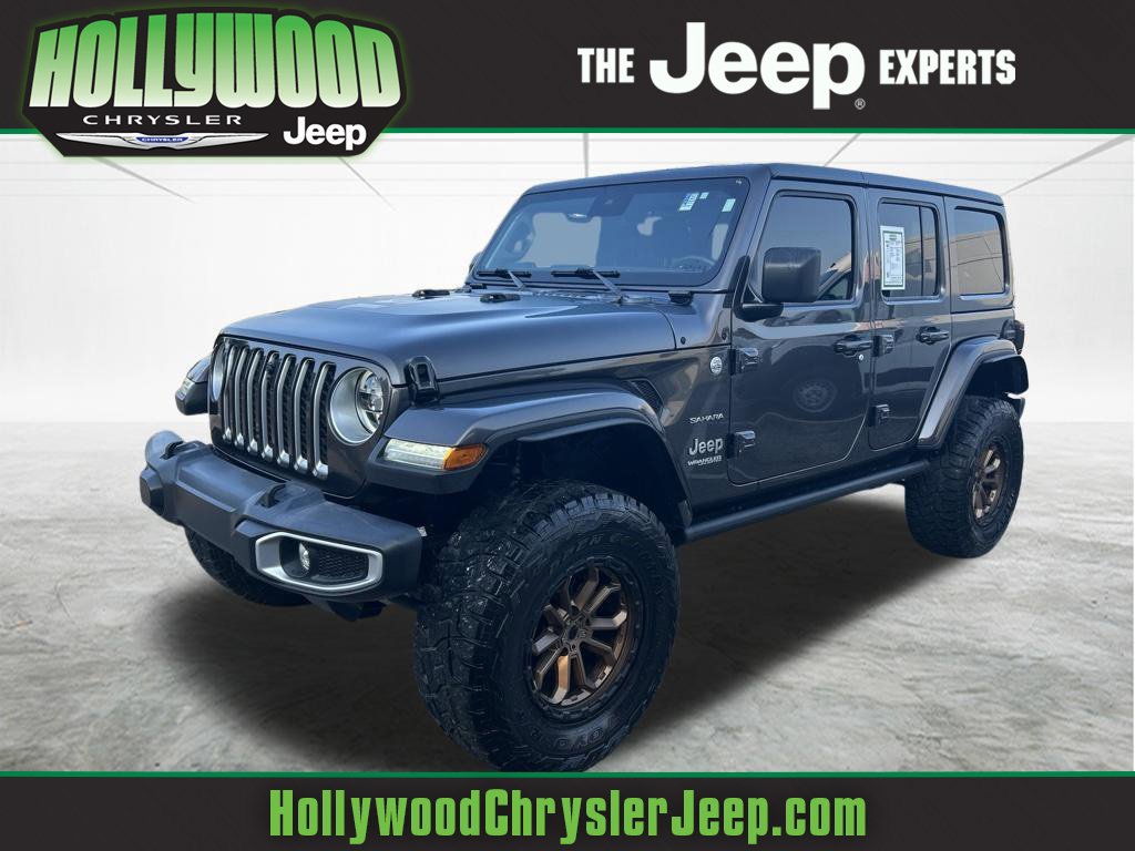 Used 2022 Jeep Wrangler Unlimited Sahara w/ LED Lighting Group AWD/4WD 360° Tour