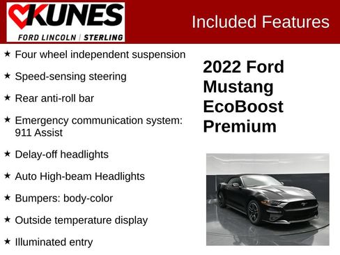 Used 2022 Ford Mustang Premium RWD image 3
