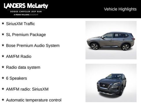 Used 2022 Nissan Rogue SL w/ SL Premium Package AWD/4WD image 5
