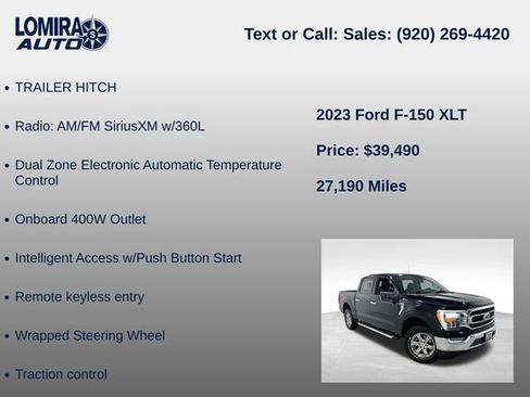 Used 2023 Ford F150 XLT w/ Equipment Group 302A High AWD/4WD image 39