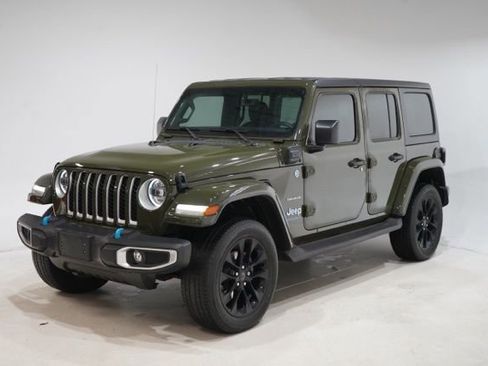 Used 2023 Jeep Wrangler Sahara 4xe w/ Cold Weather Group image 3