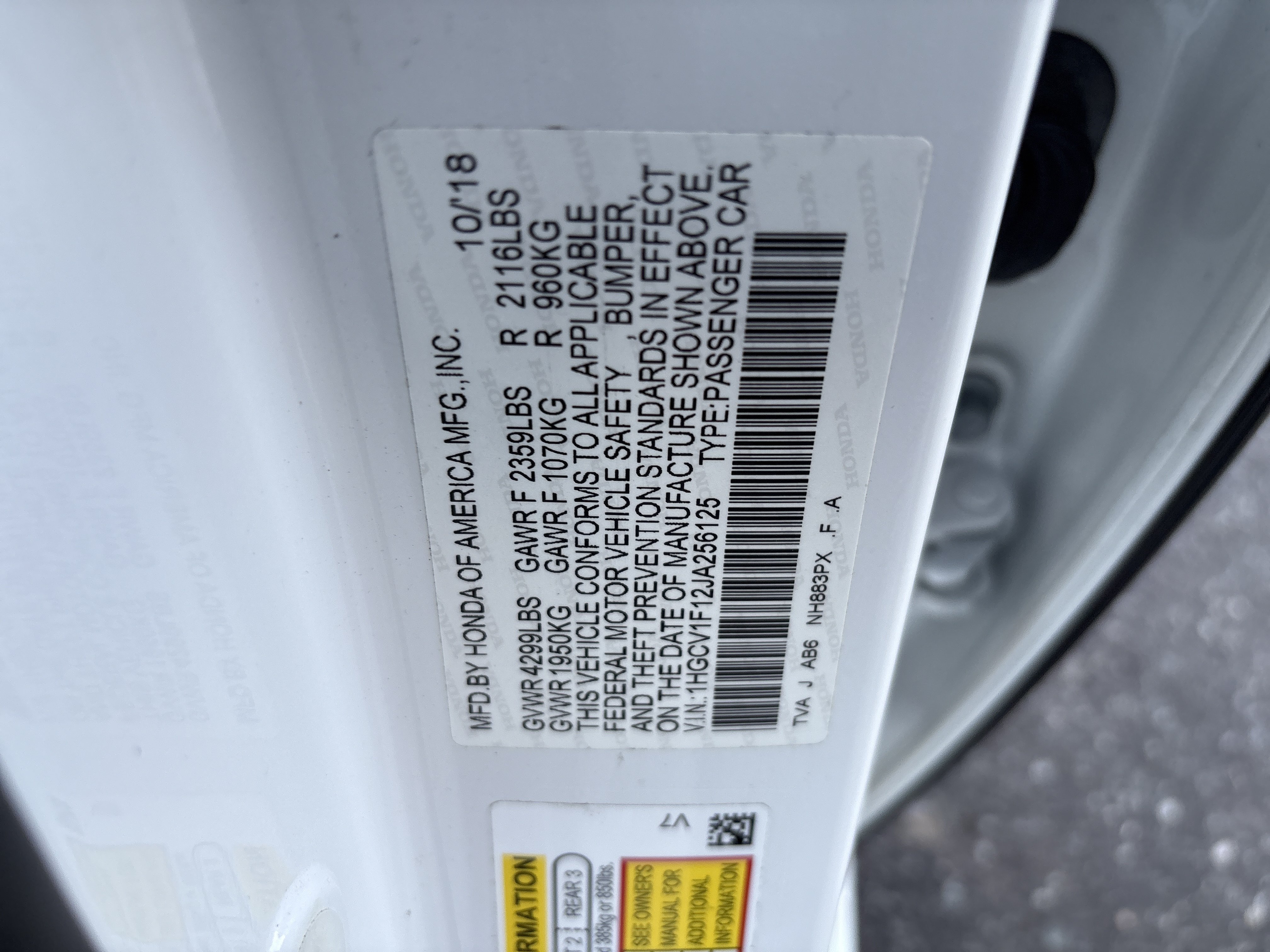 Used 2018 Honda Accord LX image 35