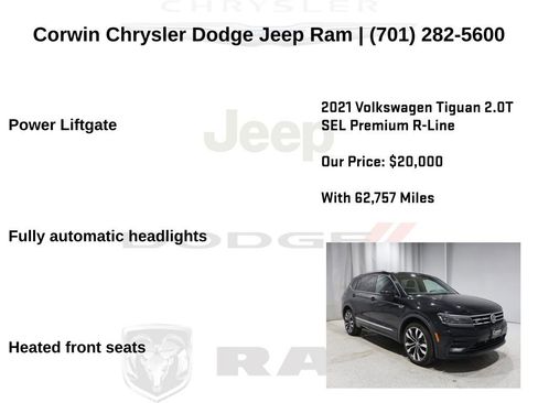 Used 2021 Volkswagen Tiguan SEL Premium R-Line image 13
