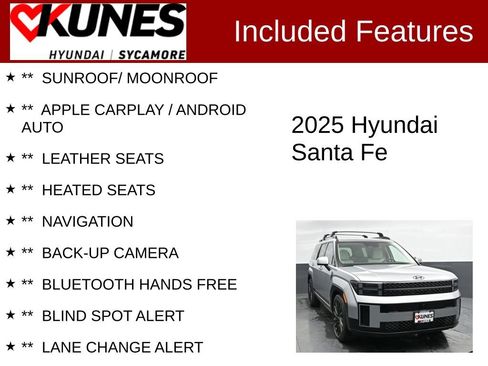 Used 2025 Hyundai Santa Fe Calligraphy image 2