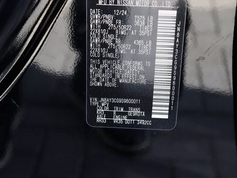 Used 2025 Nissan Armada Platinum Reserve image 48