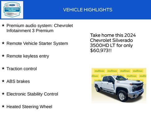 Used 2024 Chevrolet Silverado 3500 LT w/ Convenience Package AWD/4WD image 19