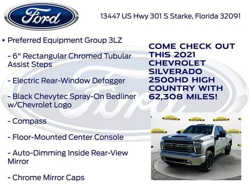 Used 2021 Chevrolet Silverado 2500 High Country w/ Z71 Off-Road Package image 30