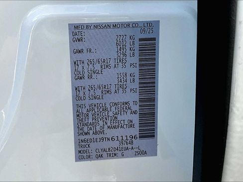 New 2026 Nissan Frontier SV w/ Tow Package image 22