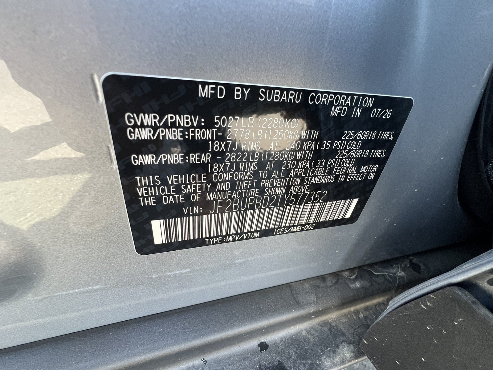 New 2026 Subaru Outback Premium AWD/4WD image 15